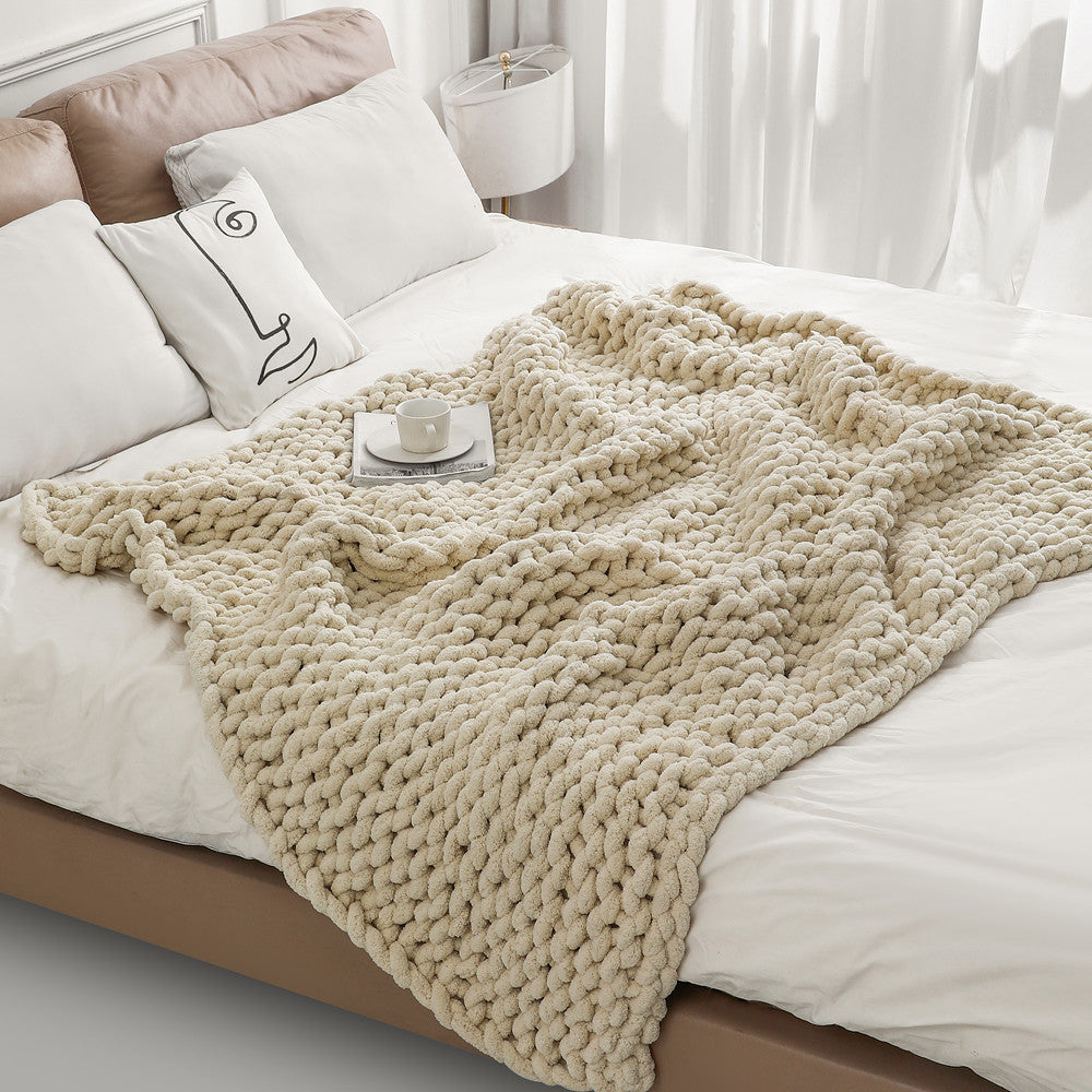 Delara – Luxurious Knit Weighted Blanket for Restful Sleep & Cozy Comfort