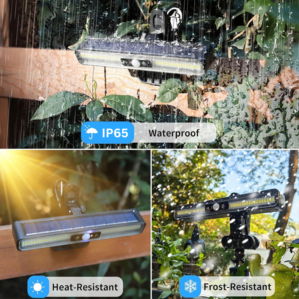 SolarClip™ - Solar Fence and Wall Light