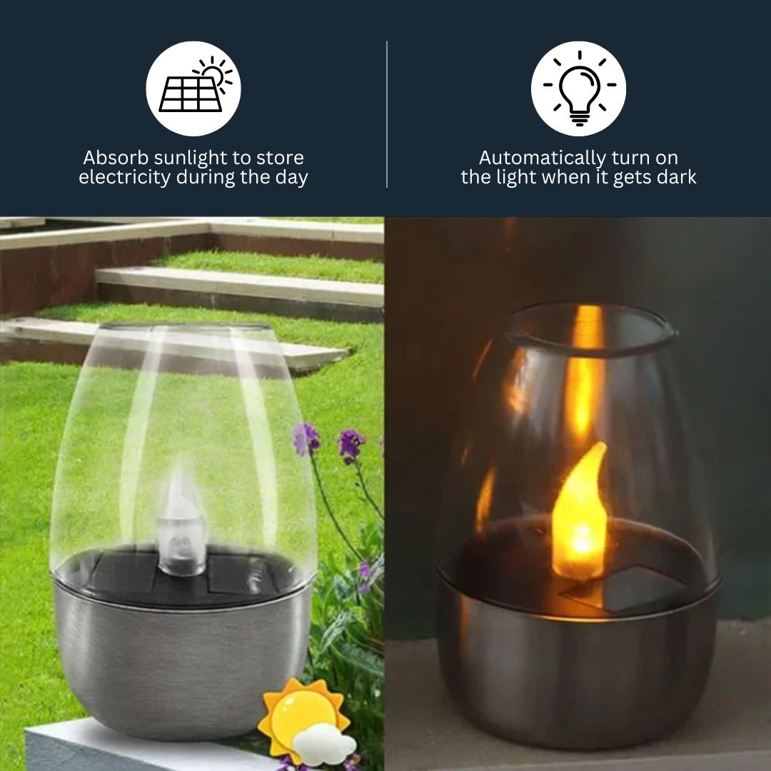 Solar Waterproof LED Candles