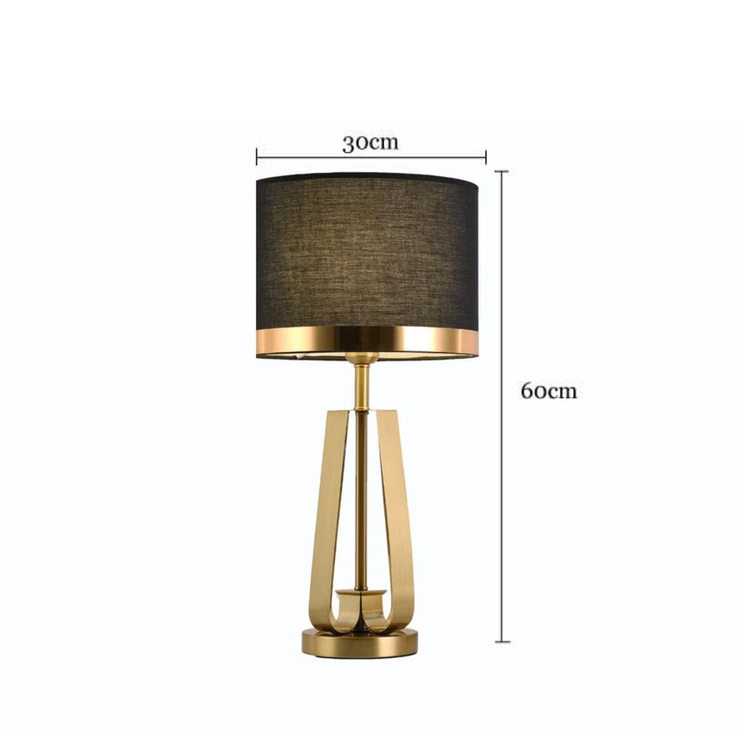 Aureum – Table Lamp with Golden Cone Design