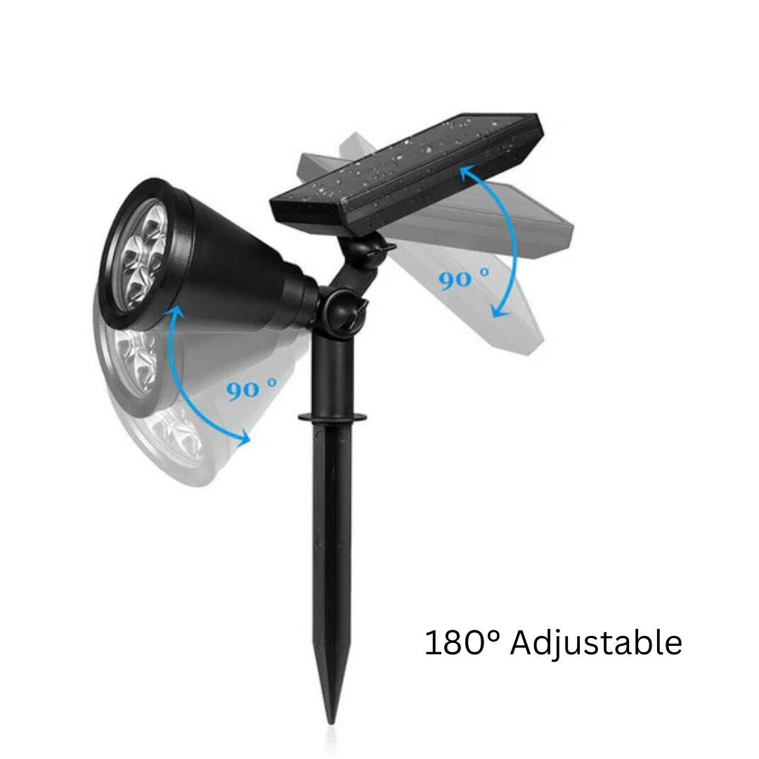 RayForge - Solar Outdoor Spotlight