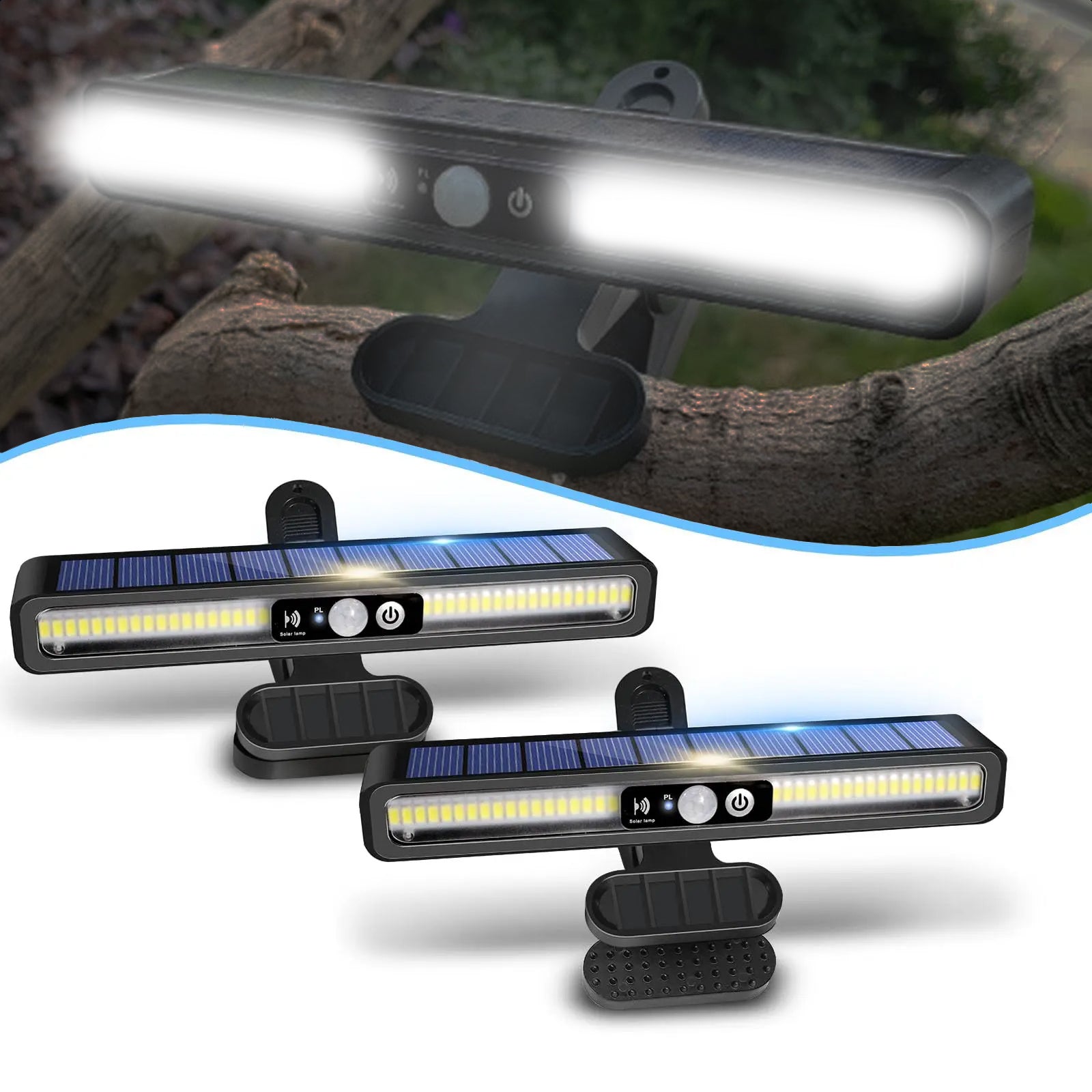 SolarClip™ - Solar Fence and Wall Light