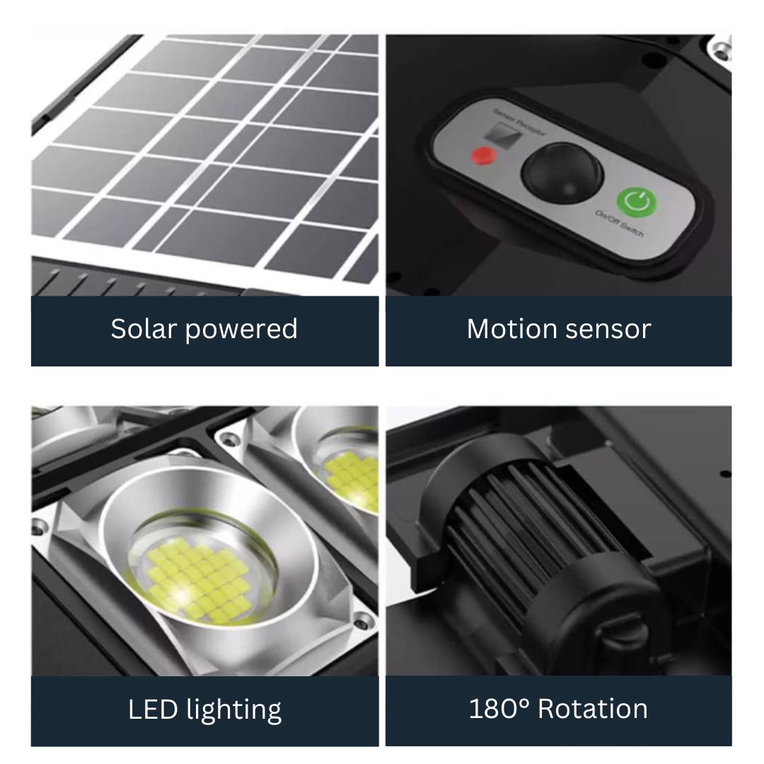 1500W High-Power Solar LED Lighting System