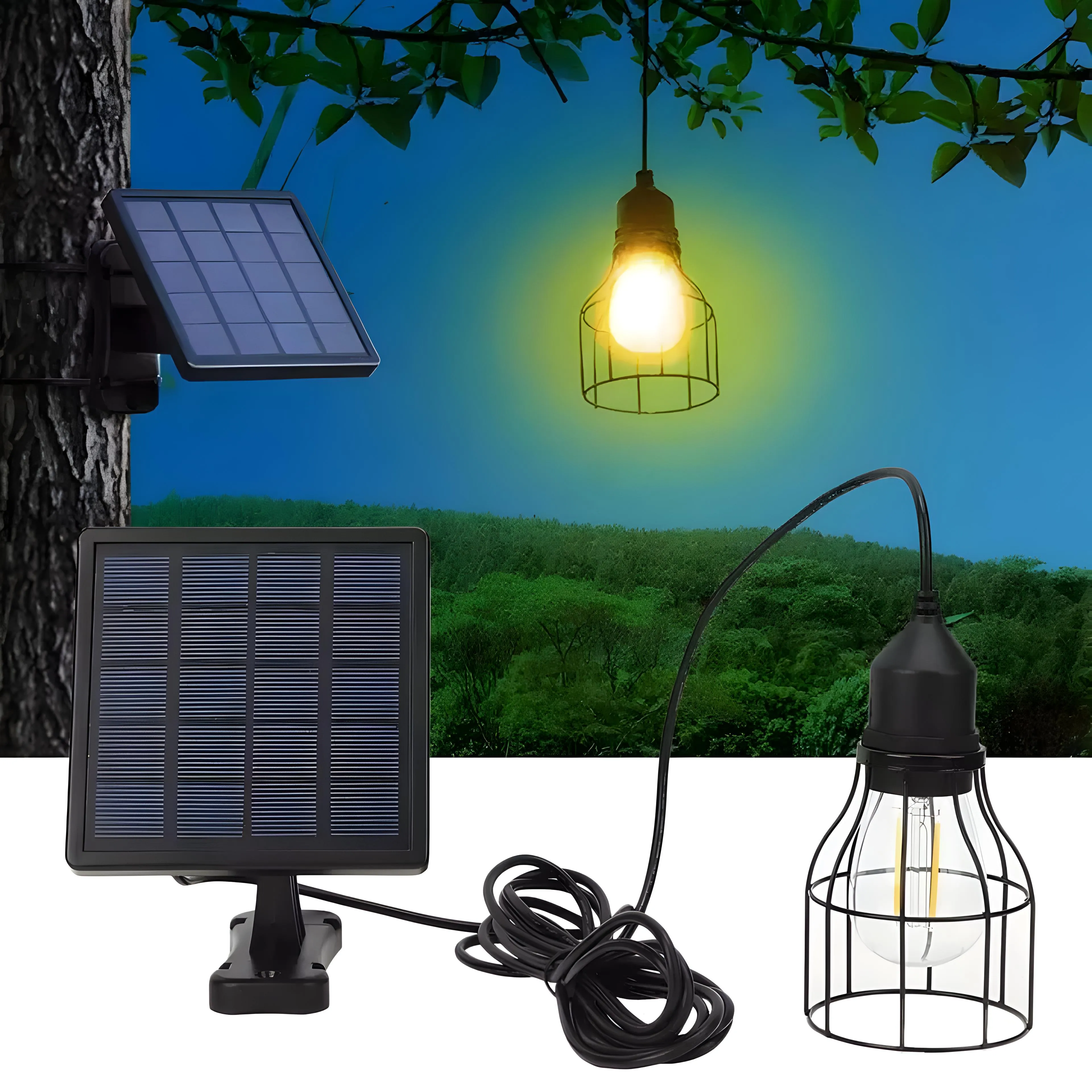 Solar Chandelier Lamp