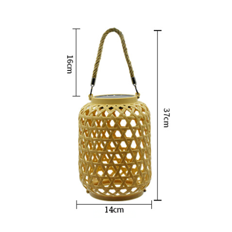 RavaLuna – Rattan Solar Lantern Light for Garden