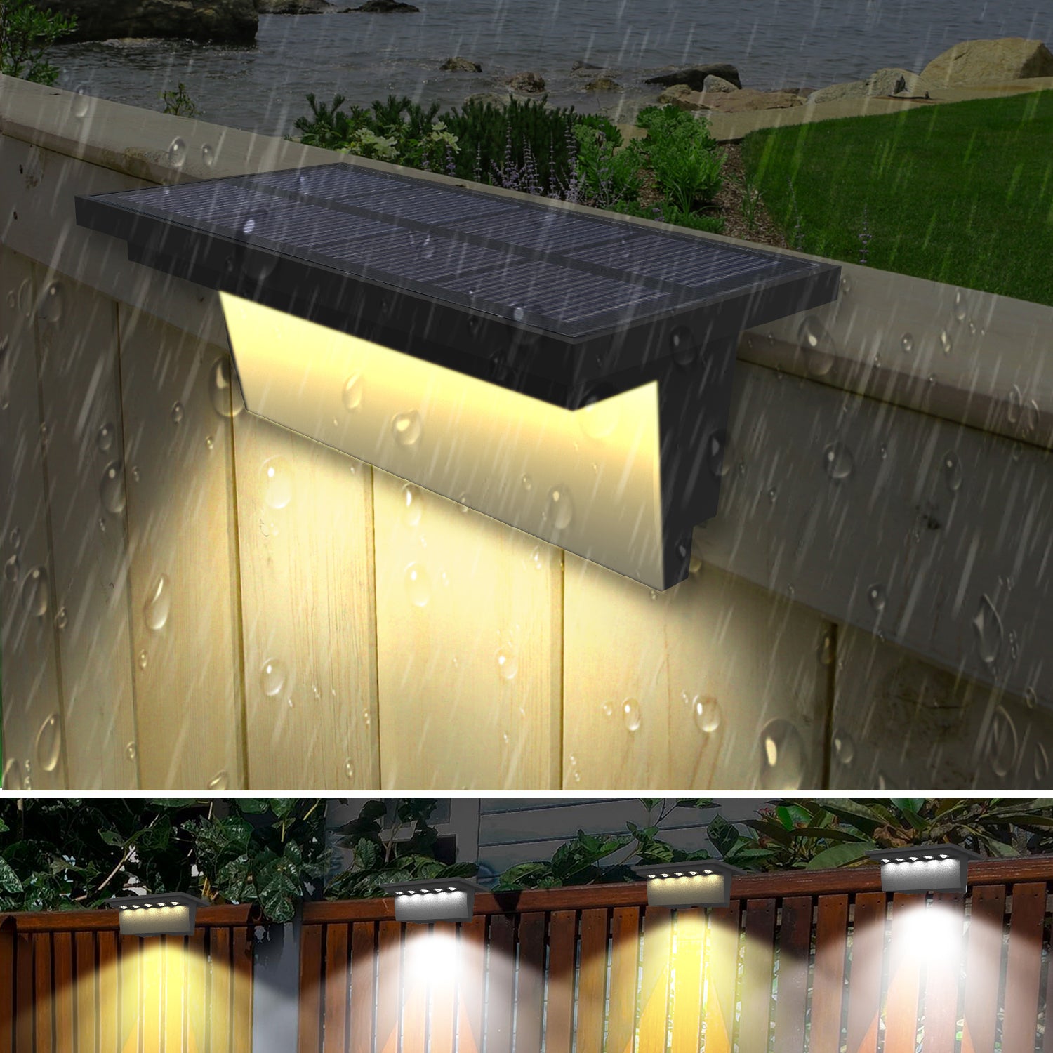 VividSolar™ - Solar Fence Light