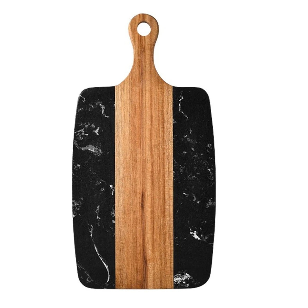 Acacia Wood and Marble Cutting Board