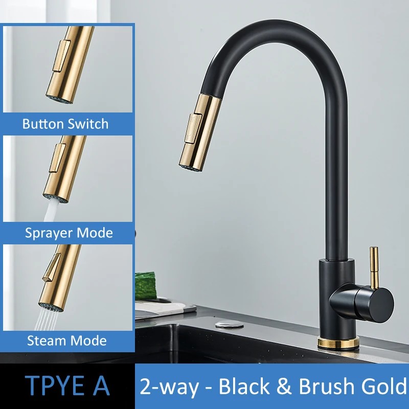LuxeFlow Kitchen Faucet
