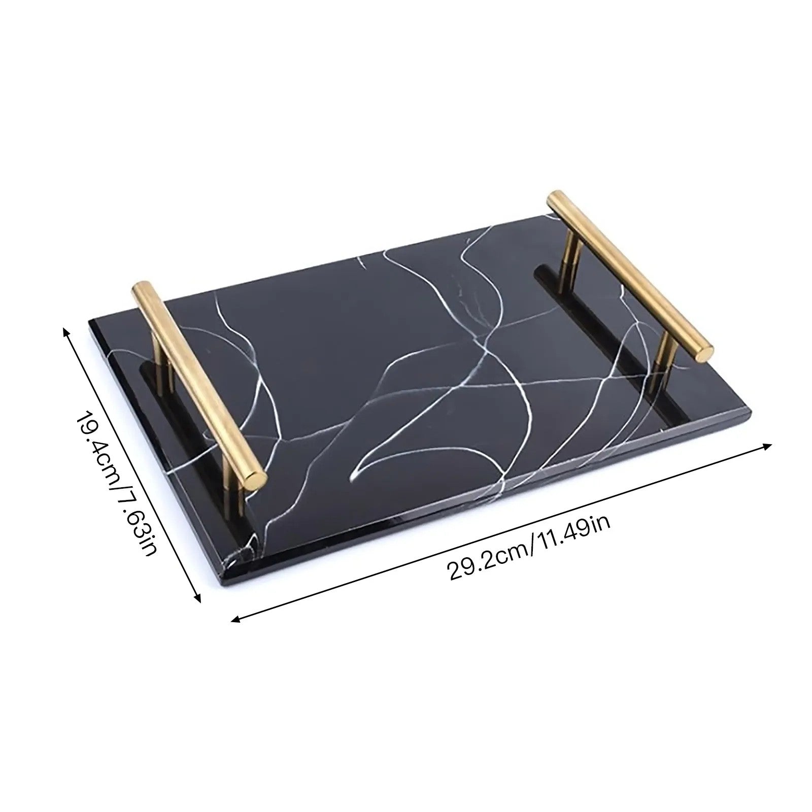 Nordic Marble-Style Display Tray