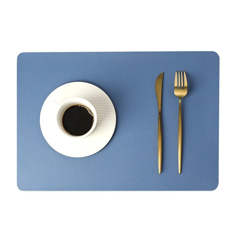 Double-layer Nordic Leather Table Mat
