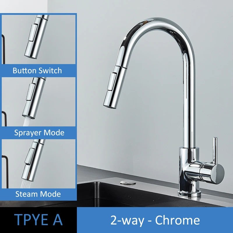 LuxeFlow Kitchen Faucet