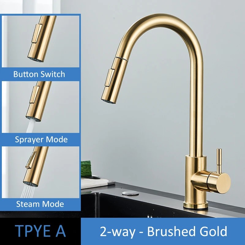 LuxeFlow Kitchen Faucet