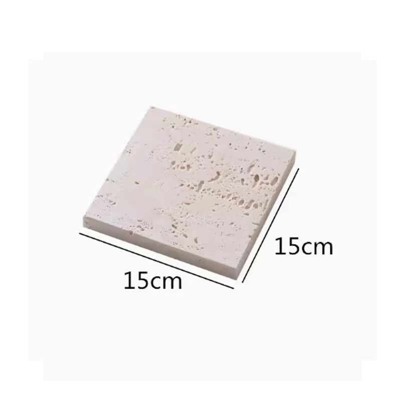 Natural Beige Marble Display Tray