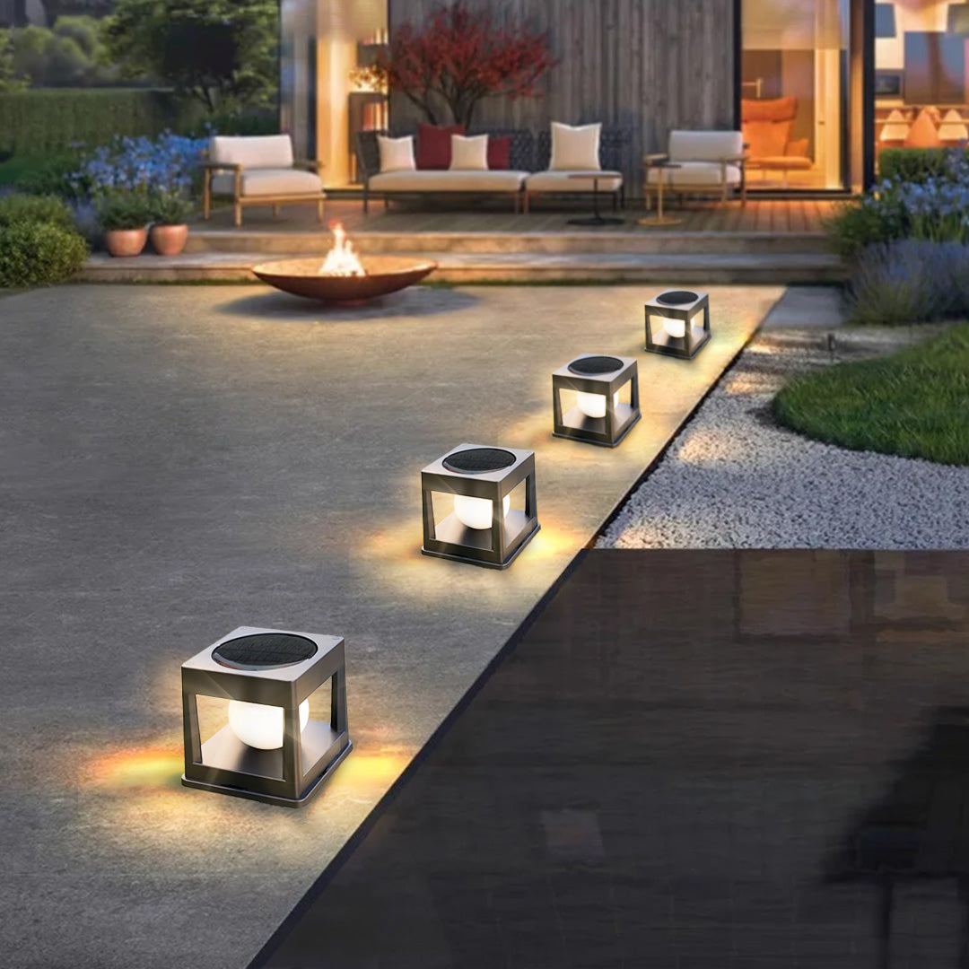 CubeGlow™ - Solar Fence & Pathway Light