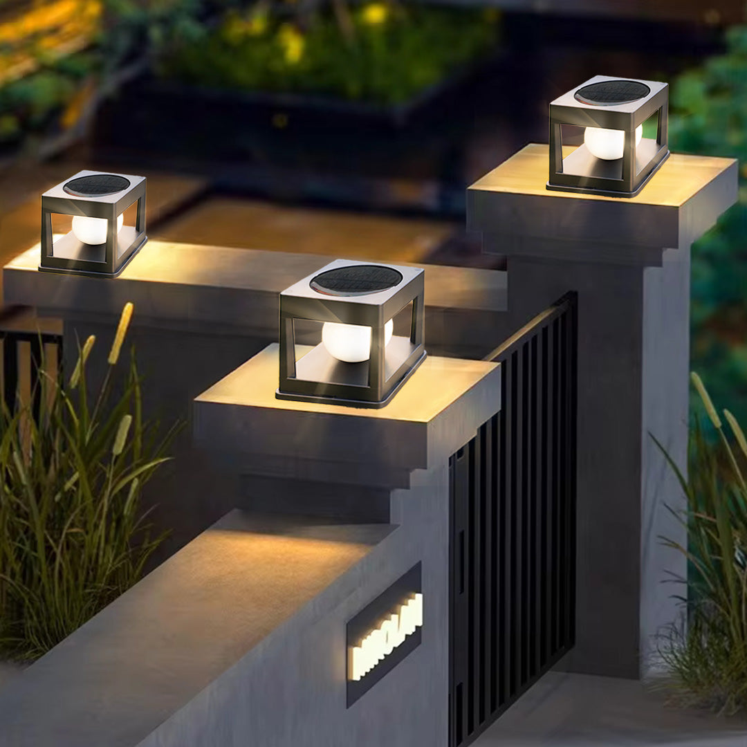 CubeGlow™ - Solar Fence & Pathway Light