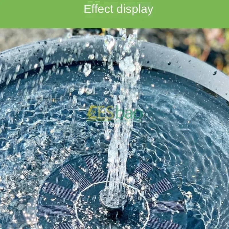 SolarStream Fountain – 1.4W Solar Water Feature for Gardens & Ponds