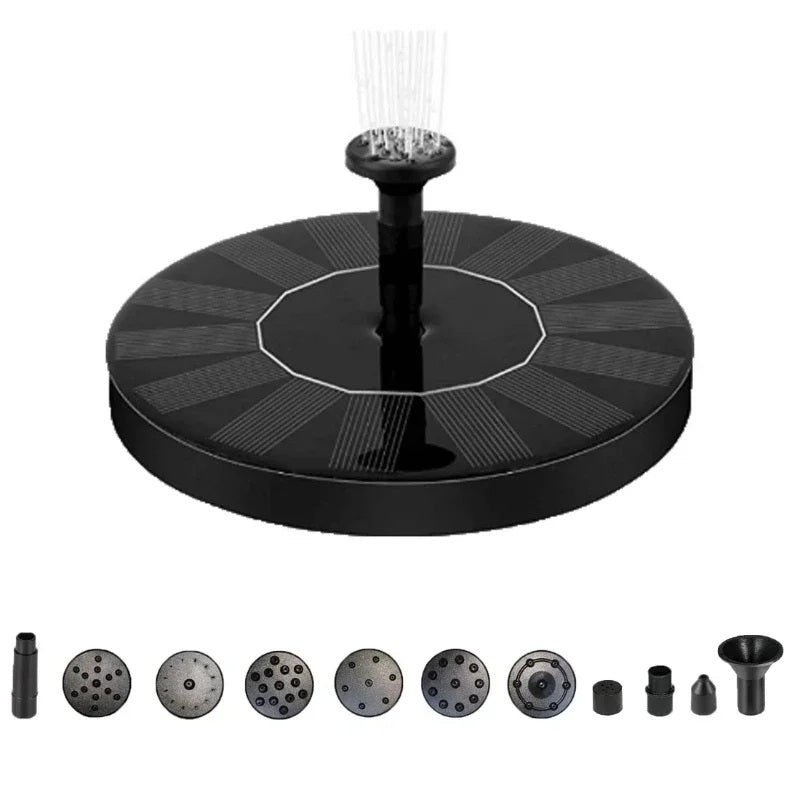 SolarStream Fountain – 1.4W Solar Water Feature for Gardens & Ponds