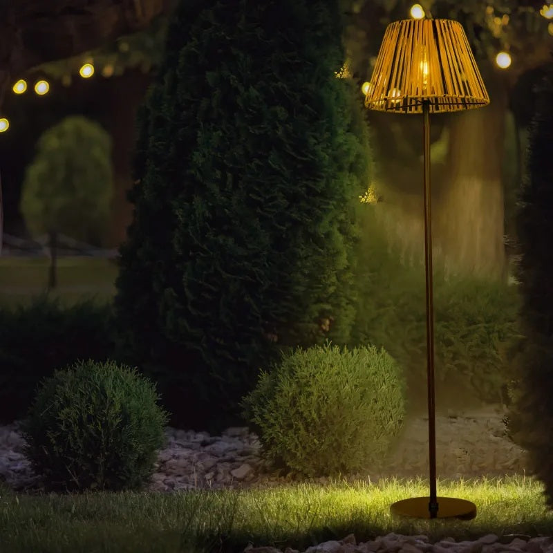 SolRattan Solar Floor Lamp