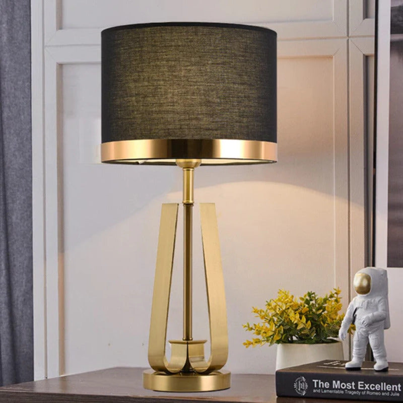 Aureum – Table Lamp with Golden Cone Design