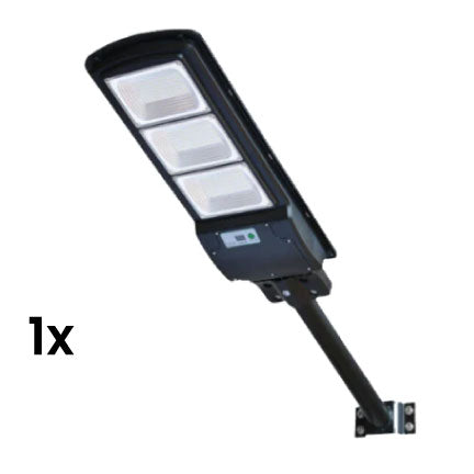 IlluminateSolarMega™- The Ultimate 375W/6500Lumens Ultra-Bright Solar Street Light (Bundle)