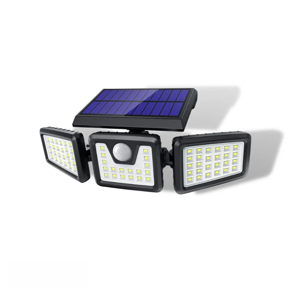 GlowFlex™- The ultimate 3-head 360° solar motion light