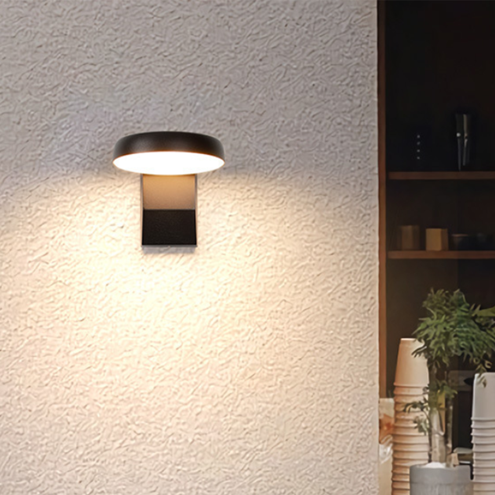 Glowix - Round Stainless Steel Wall Light