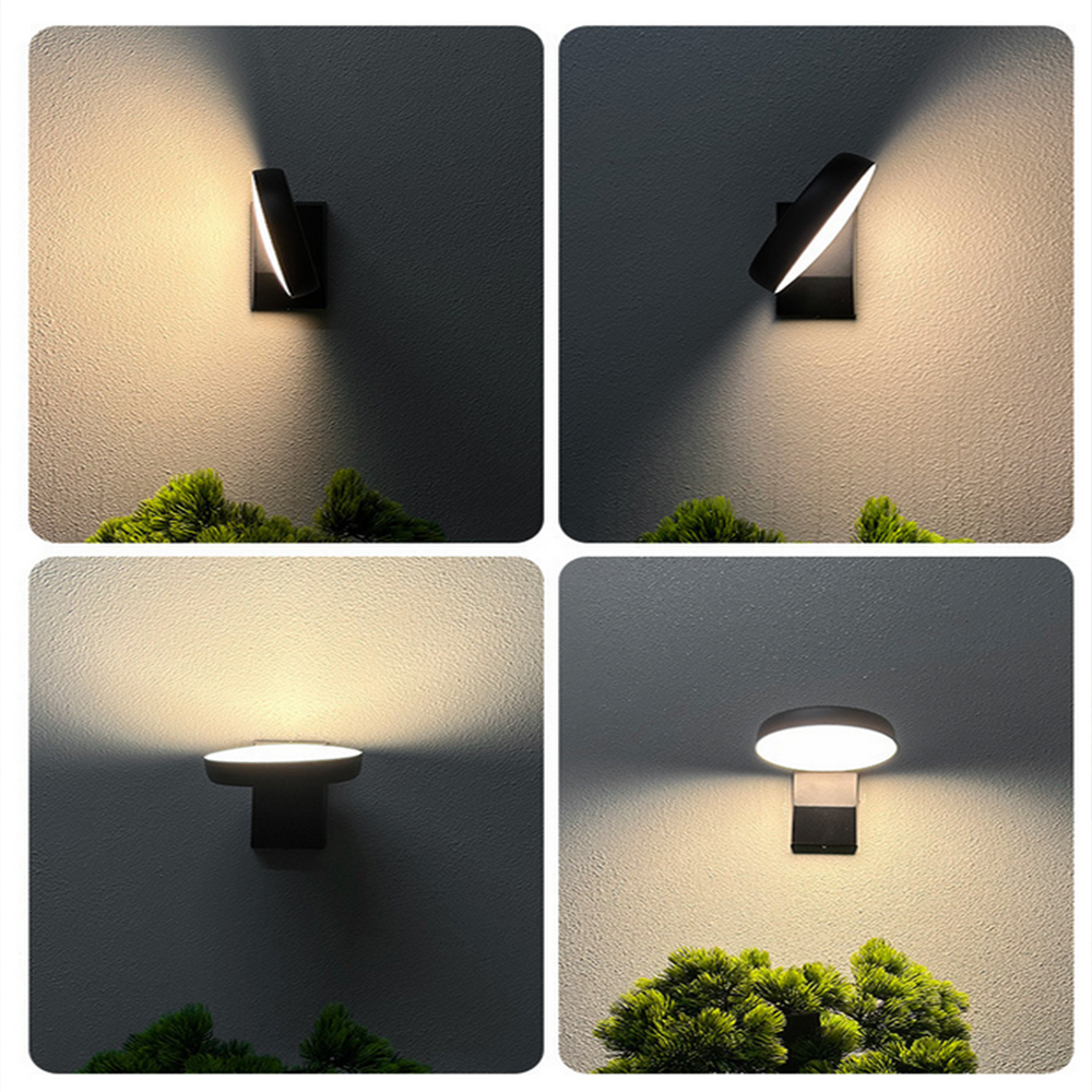 Glowix - Round Stainless Steel Wall Light