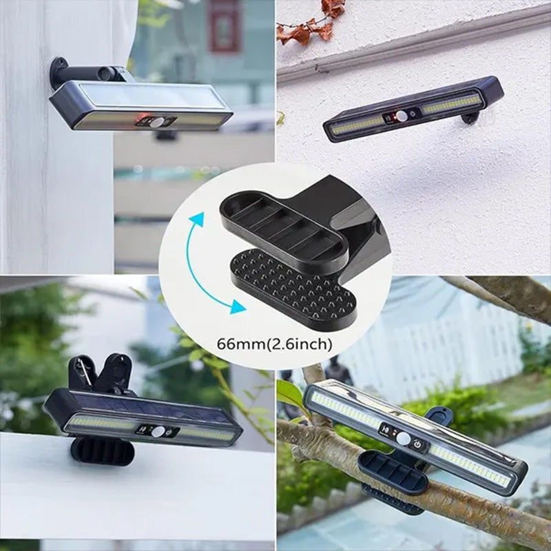 SolarClip™ - Solar Fence and Wall Light