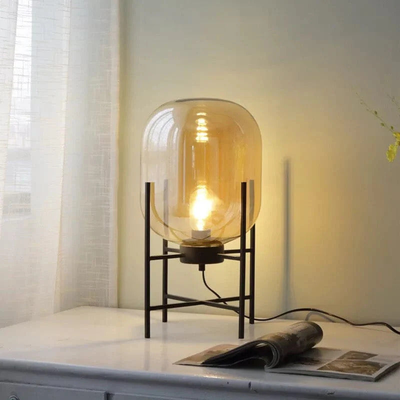 Forte - Vintage Glass Table Lamp