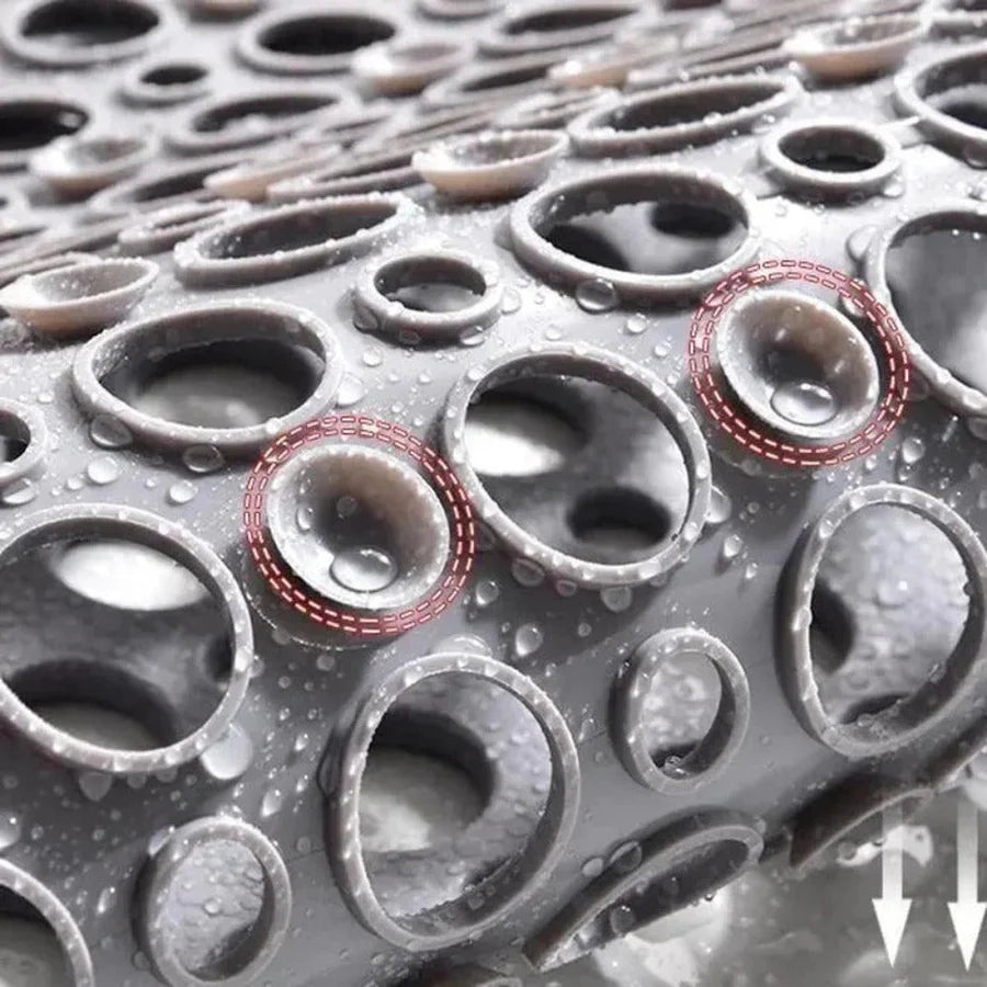 AquaSafe Non-Slip Shower Mat