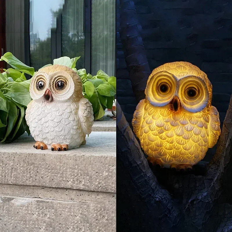 LunaOwl - Solar Outdoor LED Table Lamp
