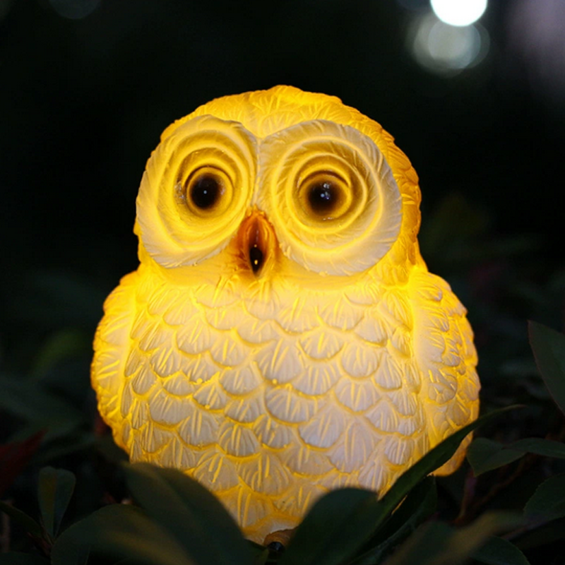 LunaOwl - Solar Outdoor LED Table Lamp
