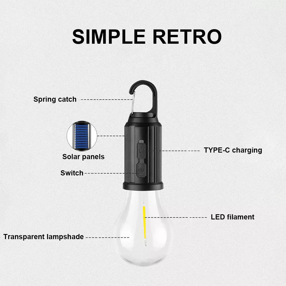 TrailBlaze - Solar Rechargeable Camping Light