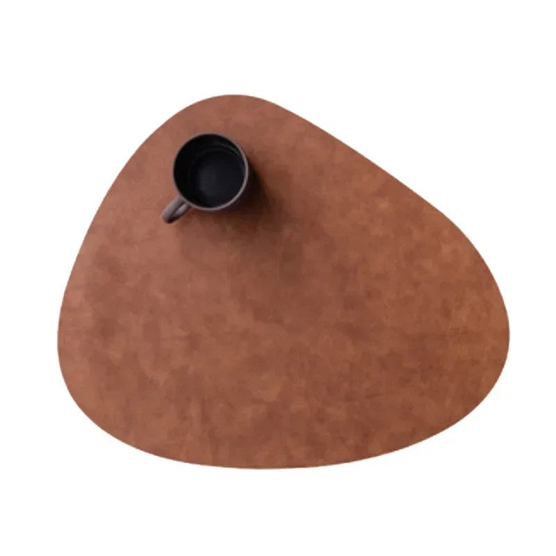 Cowhide Leather Table Placemat & Coaster