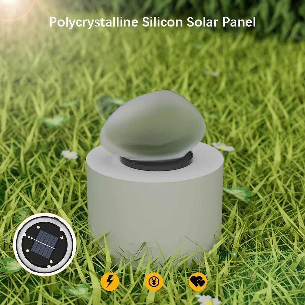 GlowPebble Solar Light Set 2pcs