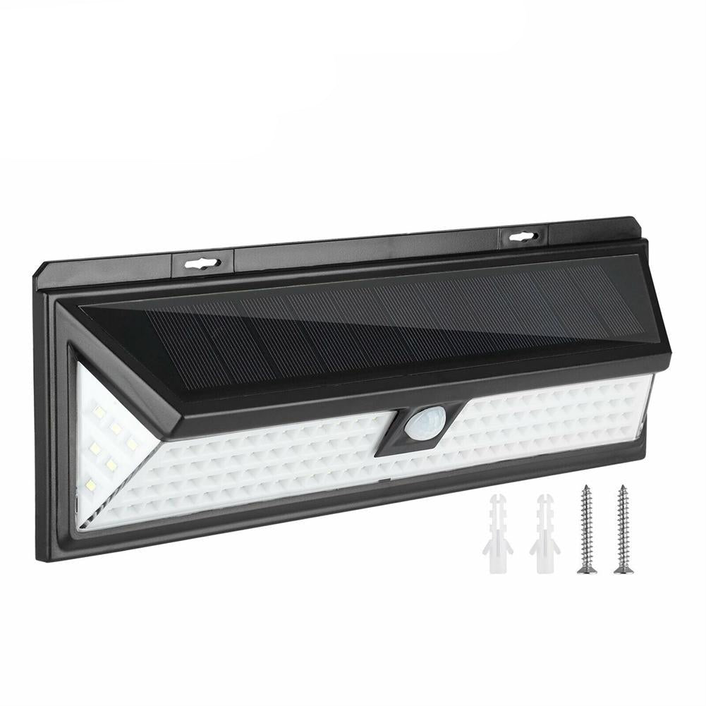 118 LED Solar Fence Wall Light – 1000 Lumens Brightness