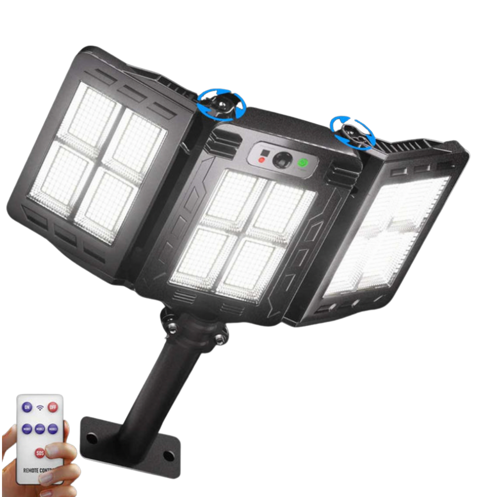 3-Heads Solar Led Light System