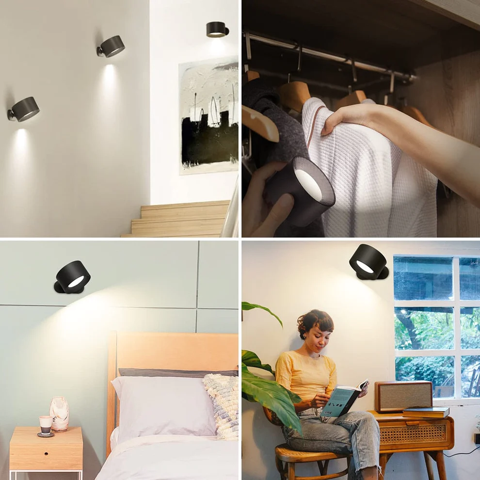 Vista - The 360° Rechargeable LED Wall Light