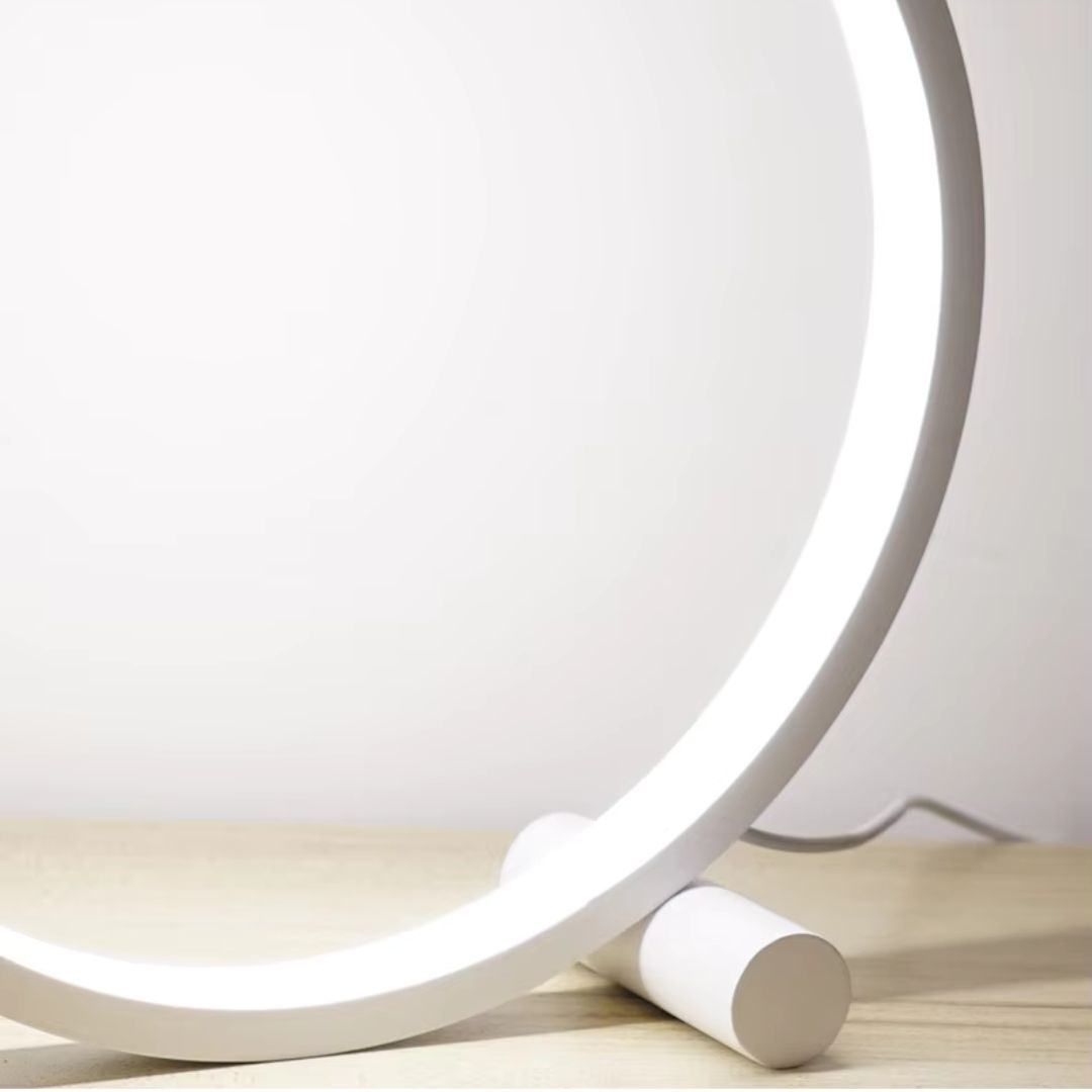 Oia - Modern Circle LED Touch Lamp