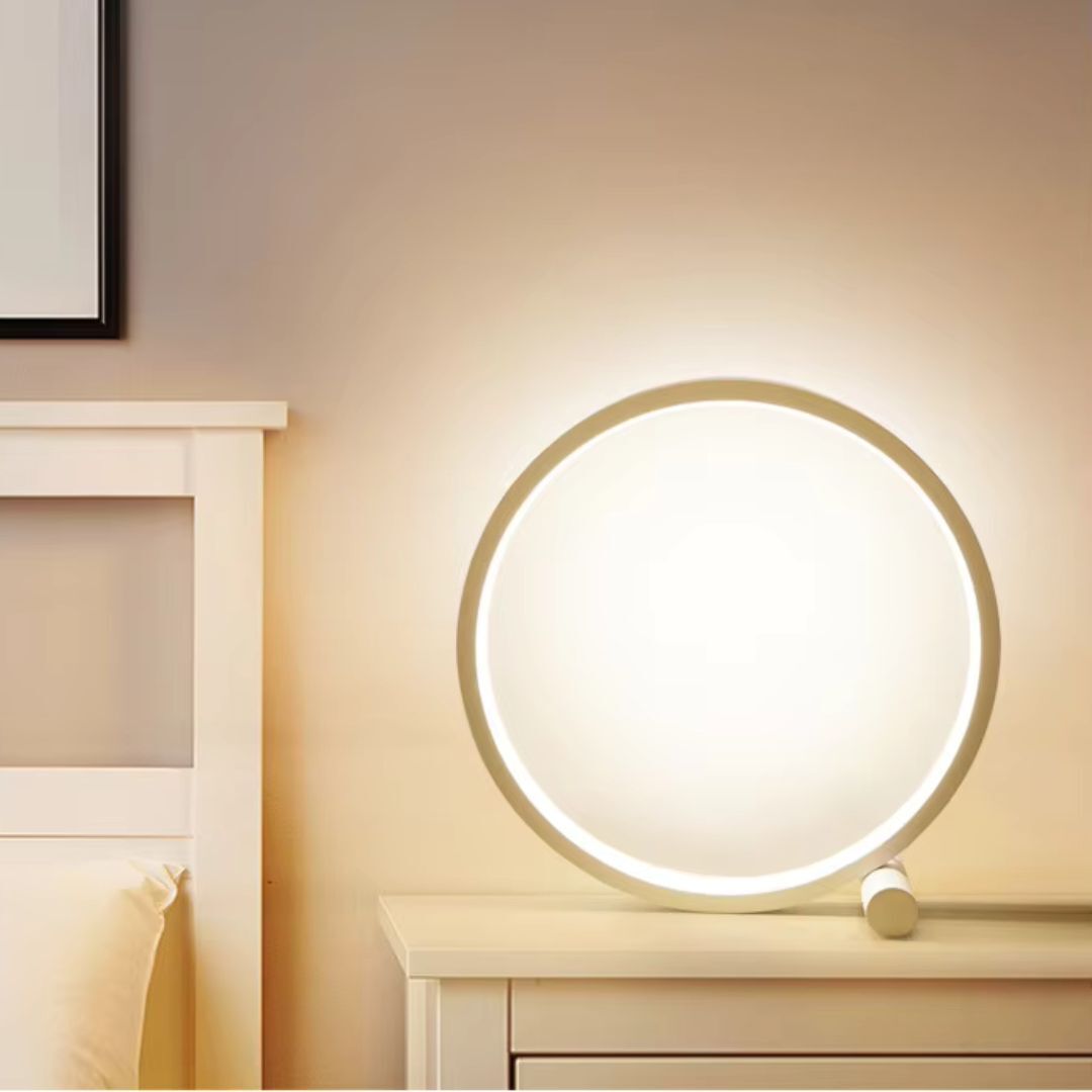 Oia - Modern Circle LED Touch Lamp