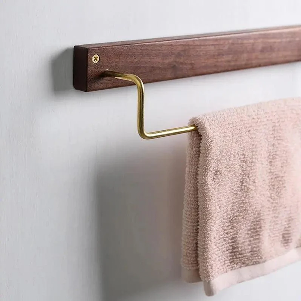 Dravis - Wooden Towel Rack