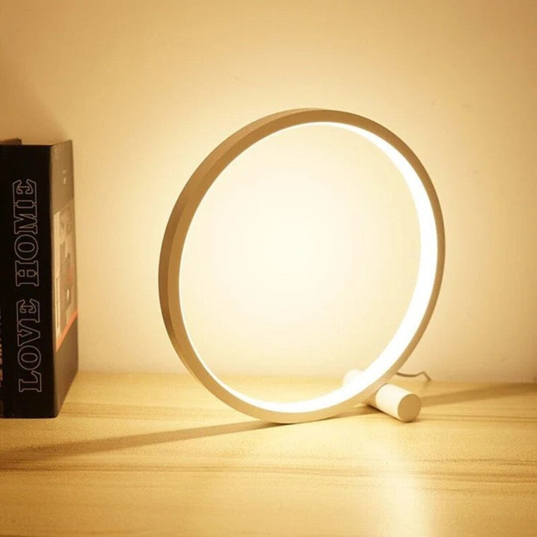 Oia - Modern Circle LED Touch Lamp