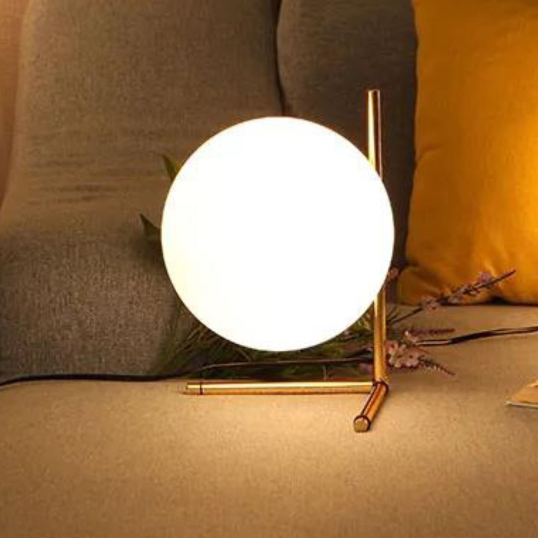 Vilnus - Modern Glass Ball Table Lamp