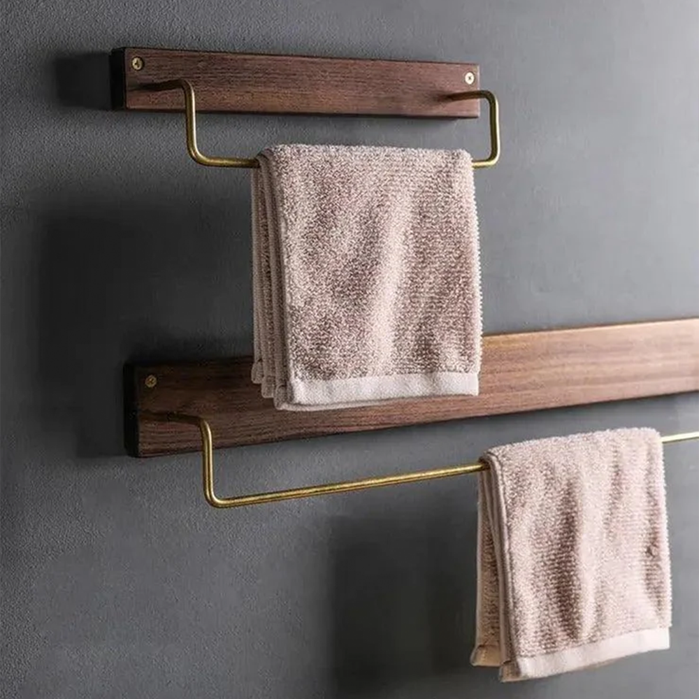 Dravis - Wooden Towel Rack