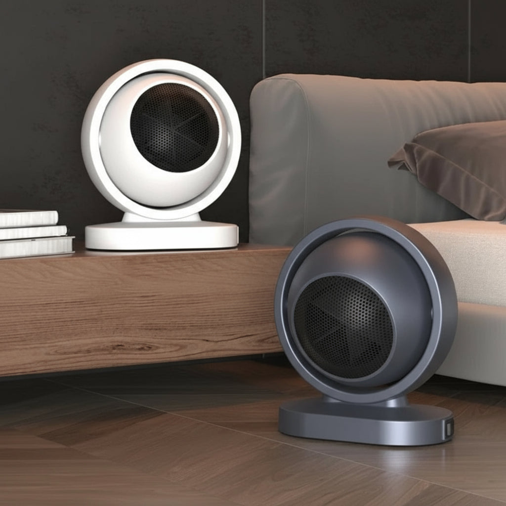 Rotatable Mini Electric Desk Heater – Adjustable, Quiet & Energy Efficient