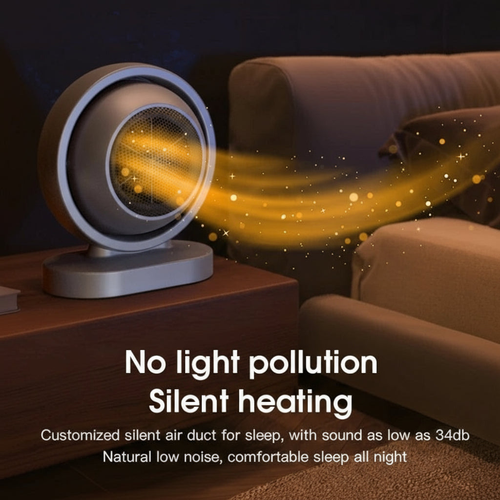 Rotatable Mini Electric Desk Heater – Adjustable, Quiet & Energy Efficient