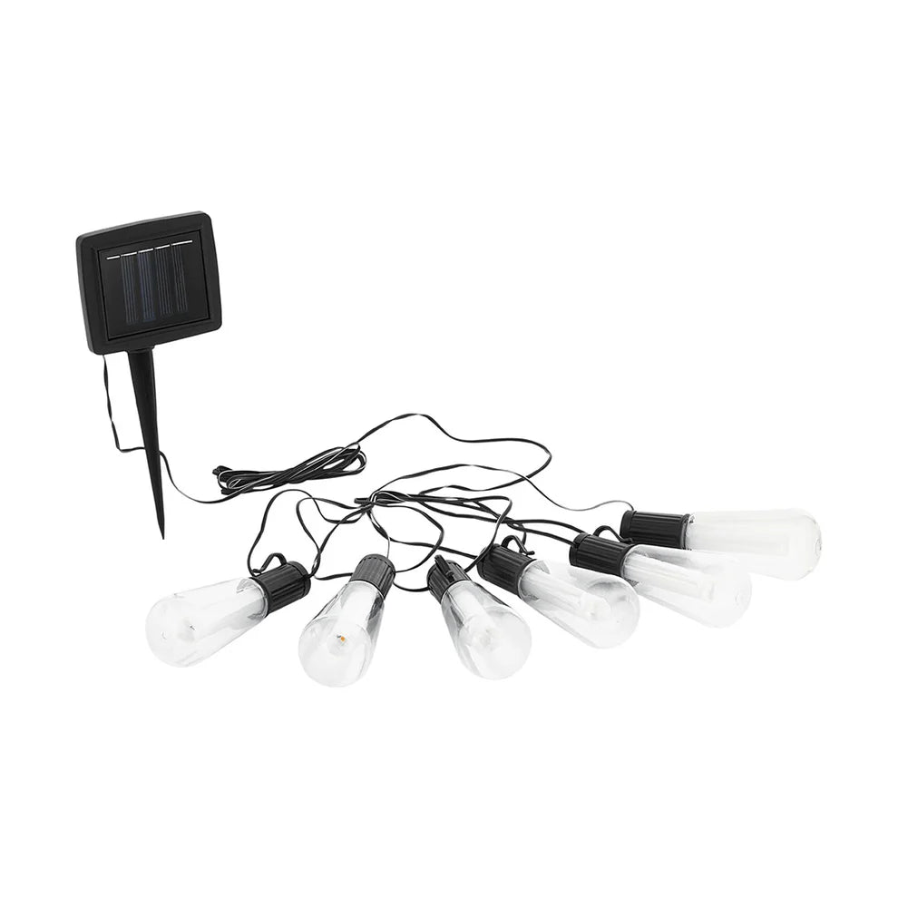 VoltGlow – Solar Industrial String Lights