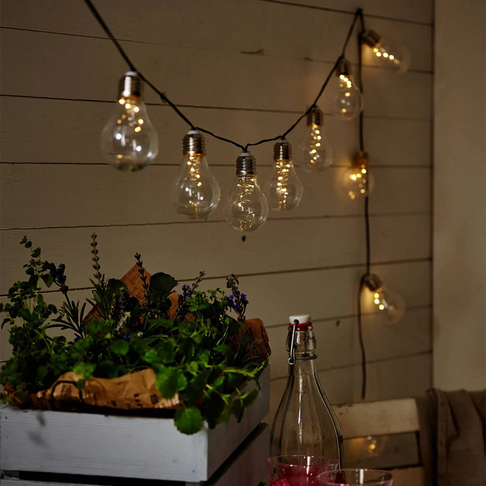 GlowFest – Solar LED Bulb String
