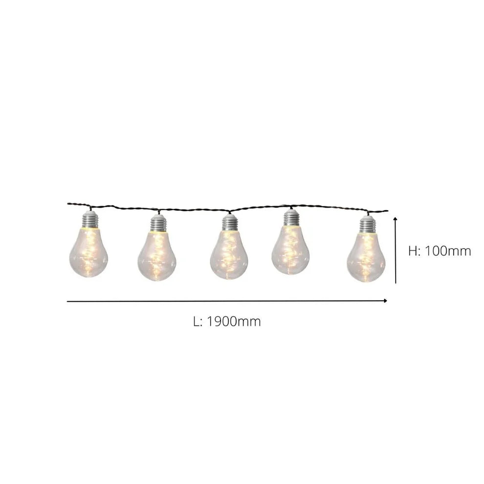GlowFest – Solar LED Bulb String