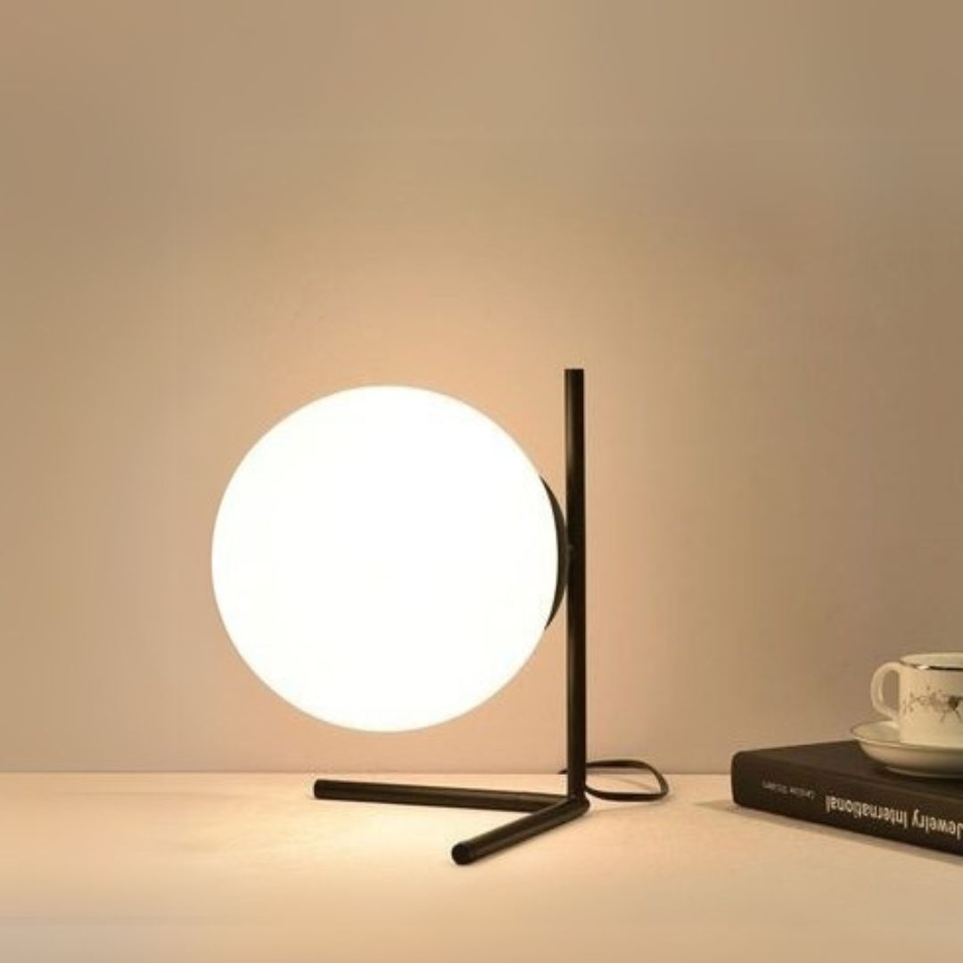 Vilnus - Modern Glass Ball Table Lamp